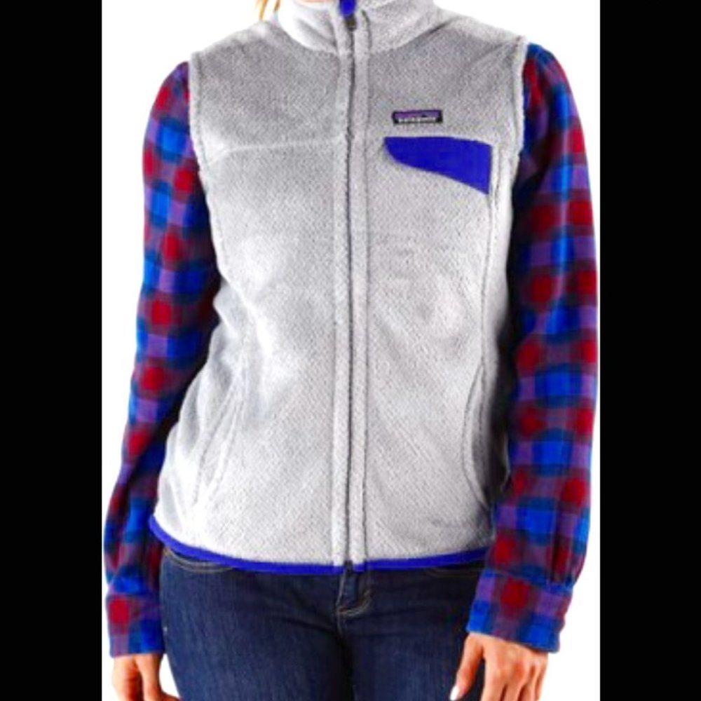 Patagonia Re-Tool vest women's size S, grey fleece